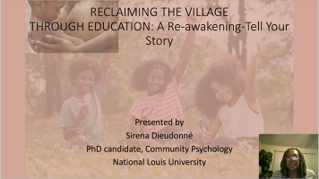 Reclaiming the Village Through Education: A Re-awakening – Tell Your Story